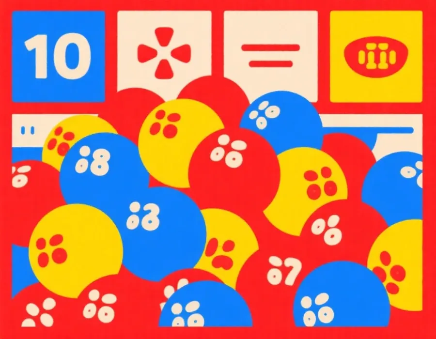 快乐8选号与开奖规则示意图